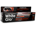 3 x White Glo Charcoal Deep Stain Remover Toothpaste 150g