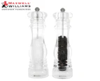 Maxwell & Williams Maison 20cm Acrylic Salt & Pepper Mill Set
