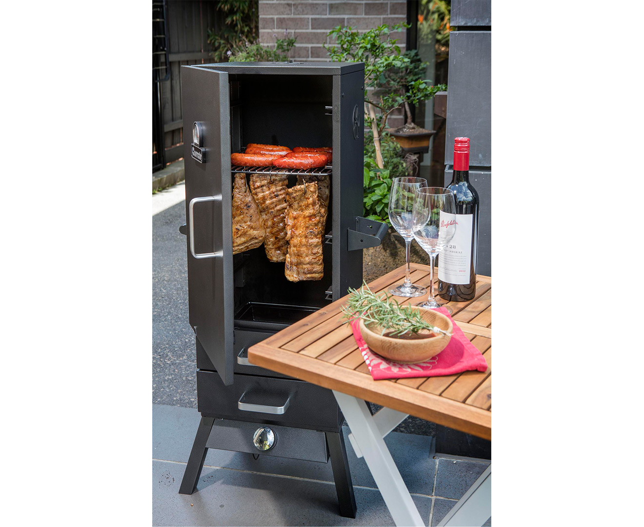 Gas mate outlet smoker