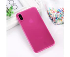 For iPhone XS,X Back Case,Wear-resistant High-Quality Protective Cover,Magenta