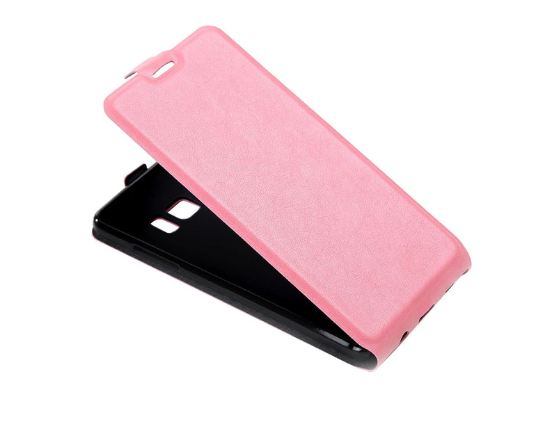 For Samsung Galaxy Note FE Case,Elegant Vertical Flip Protective Cover,Pink