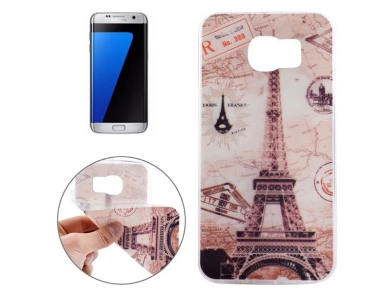 For Samsung Galaxy S7 EDGE Case,Eiffel Tower Durable Shielding Cover