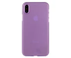 For iPhone XS,X Back Case,Wear-resistant High-Quality Protective Cover,Purple