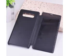 For Samsung Galaxy Note 8 Case,Smart Frosted Leather Protective Cover,Black