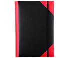 Cumberland Premium R&B A5 Notebook With Book Mark, Elastic Closure & Pocket - 200 Page