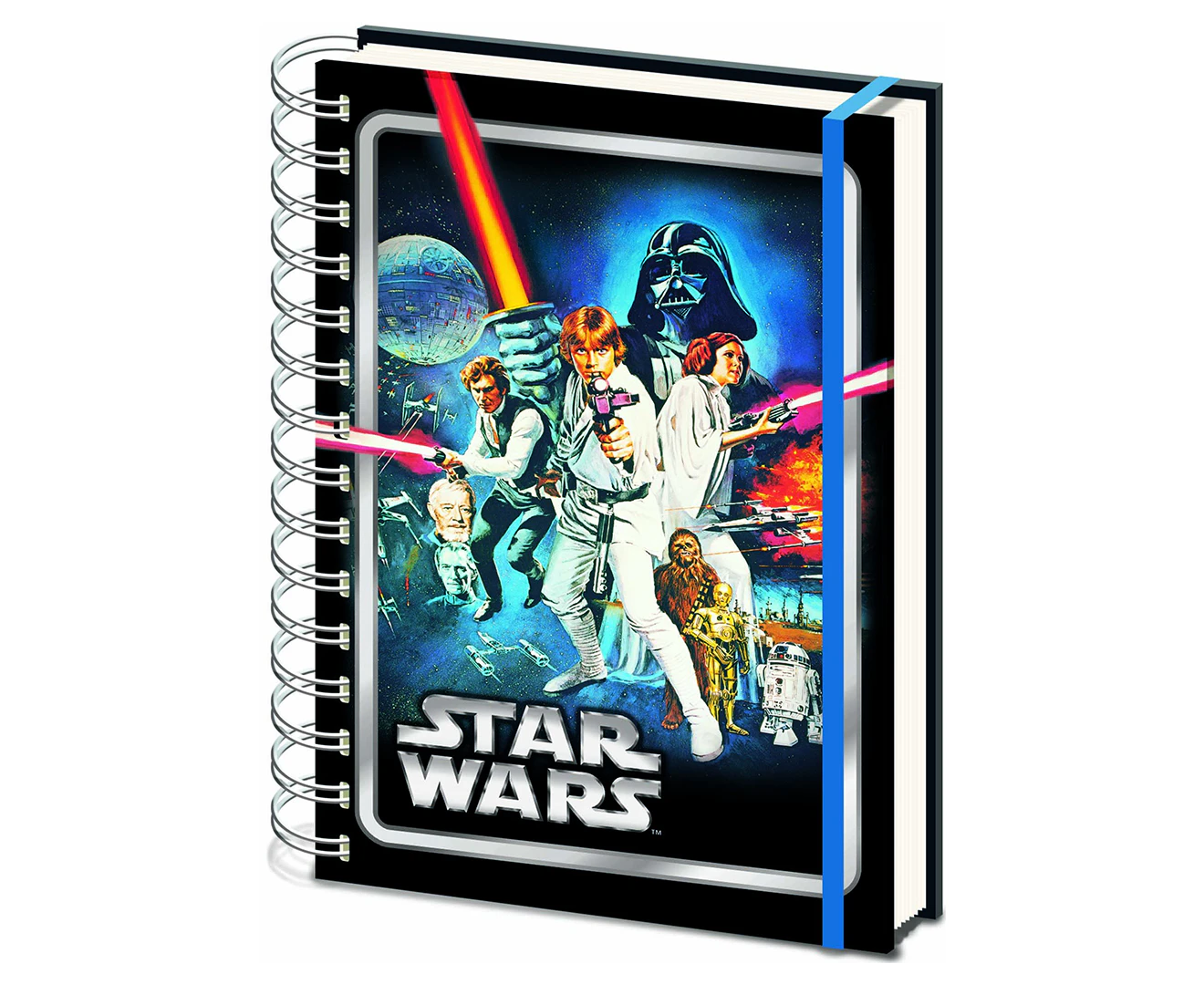 Star Wars Movie Themed A New Hope Retro Style A4 School Notebook Stationery