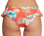 Billabong Women's Fantasy Lowrider Bikini Bottom - Grenadine
