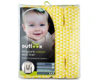 Outlook Cotton Pram Liner - Yellow Triangle