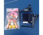 Double Fish Indoor 25MM Table Tennis Ping Pong Table w/ Accessory Package