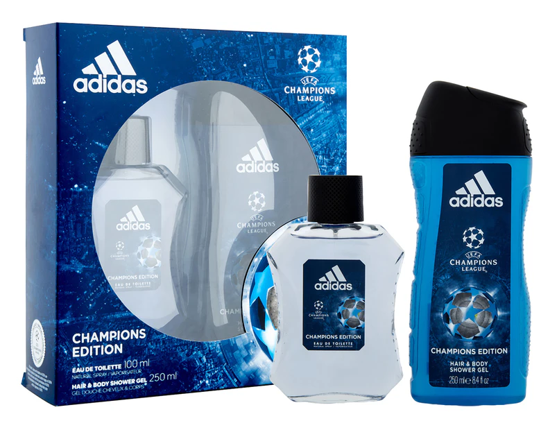 Adidas UEFA Champions Edition For Men 2-Piece Gift Set