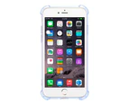 For iPhone 8 PLUS,7 PLUS Case,Shockproof Grippy Transparent Shielding Cover,Blue