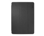 For iPad 2018,2017 Case,Toothpick Textured Smart Durable Leather Cover,Black