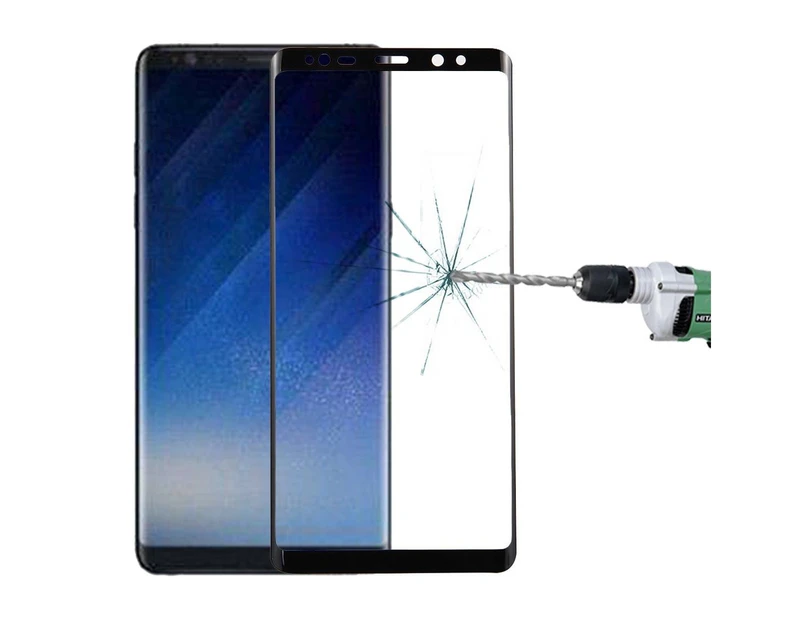 For Samsung Galaxy Note 8 Screen Protector Tempered Glass 9H Hardness,Black