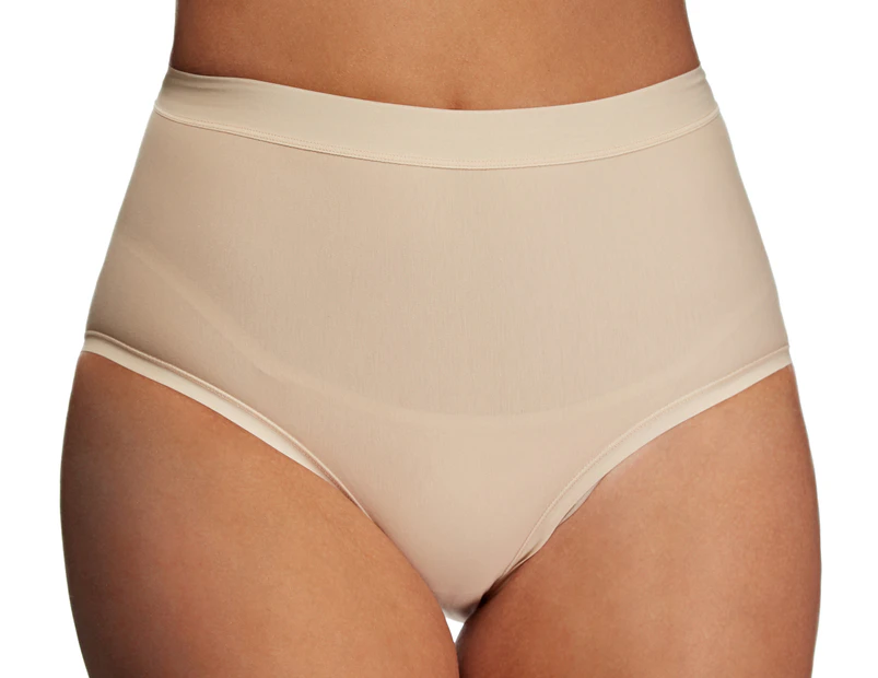 Nearly Nude Women's Thinvisible Cotton Perfectly Smooth Brief - Almond