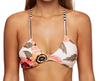 Billabong Women's Sunkissed Reversible Bandeau Bikini Top - Almond