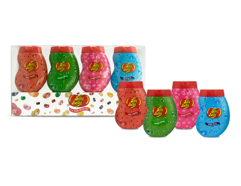 Jelly Belly Assorted Body Washes 4-Pack