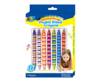 6 Double Sided Multicolour Crayons