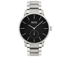 Hugo Boss Men's 42mm Essence Stainless Steel Watch - Black/Silver