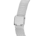Elie Beaumont Women's 33mm Small Mesh Oxford Watch - Silver/White