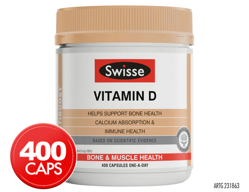 Swisse Ultiboost Vitamin D 400 Caps