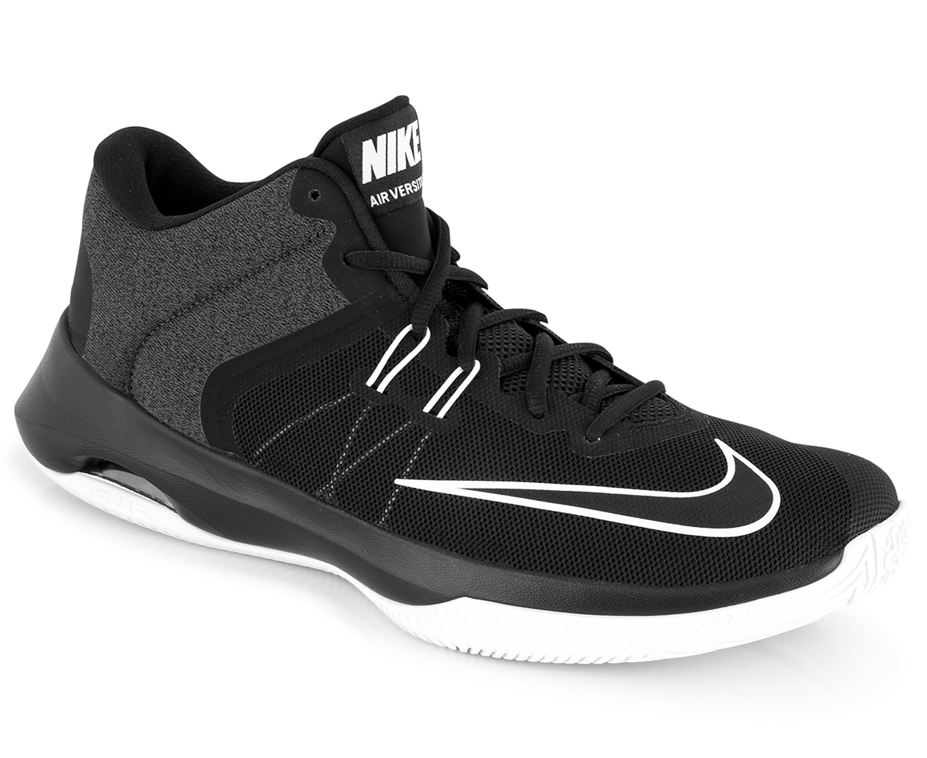 Nike Men's Air Versitile II Basketball Shoe - Black/White | Catch.com.au
