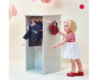 Olivia's Little World - Polka Dots Princess 45cm  Doll Furniture - Dresser with 3 Hangers