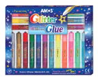 Amos Glitter Glue 18-Pack - Multi