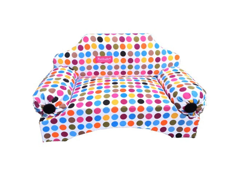 Tinnapets Wood Fashion Cat Dog Pet Bed Sofa With Two Arms