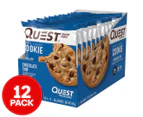 12 x Quest Protein Cookies Choc Chip 59g