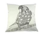 A Lovely Bird on Pop Graffiti Design Painting DIY Cotton Linen Pillow Case Sofa Cushion Cover Decoration