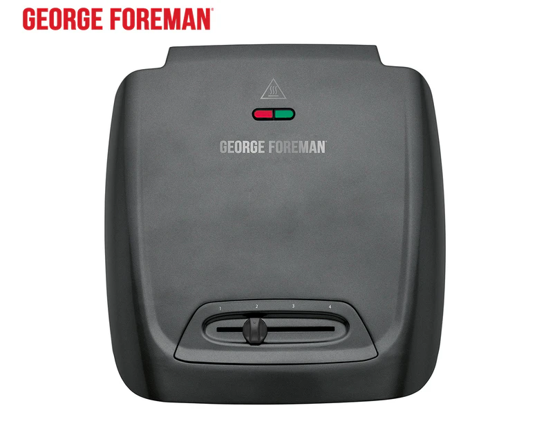 George Foreman GR18891AU Jumbo Grill w/ Temperature Control - Black