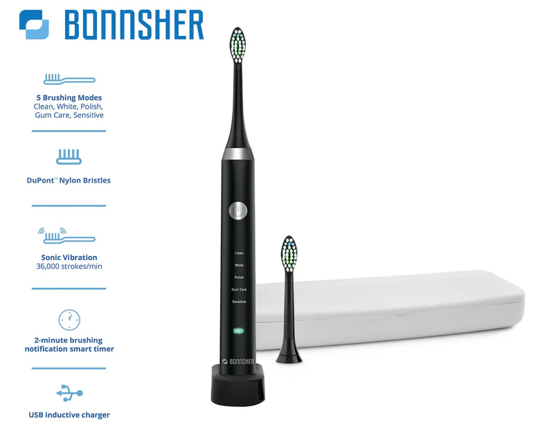 Bonnsher CrystalClean Sonic Electric Toothbrush