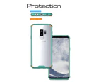 For Samsung Galaxy S9 PLUS Back Case,Shockproof Transparent Armour Cover,Green