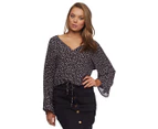All About Eve Women's Adele Print Top - Navy/Multi