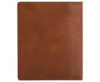 Fossil Leather RFID Passport Case - Cognac
