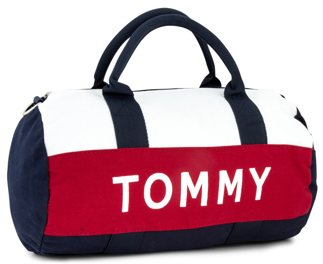 Tommy Hilfiger Duffle Bag - White/Red/Navy | Catch.com.au