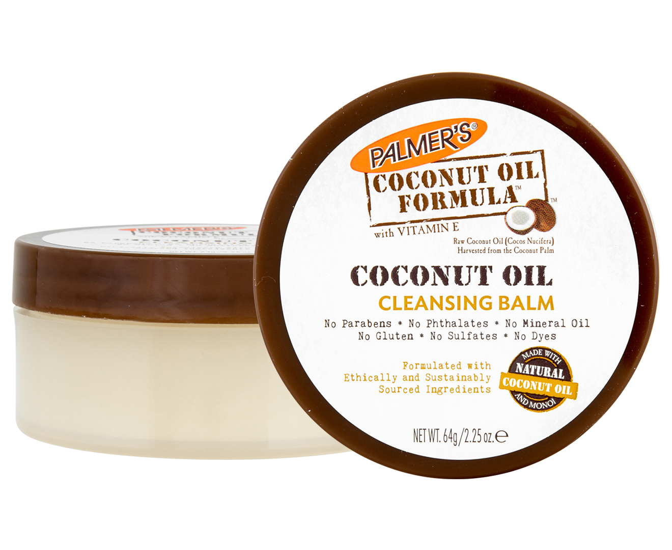 Coconut oil balm