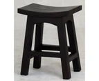 Timber Kitchen Stool H 48 cm in Chocolate