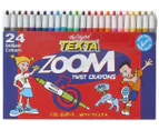 Texta Zoom Twist Crayons 24-Pack - Multi