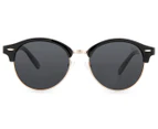 Winstonne Men's Polarised Charles Sunglasses - Black/Gold