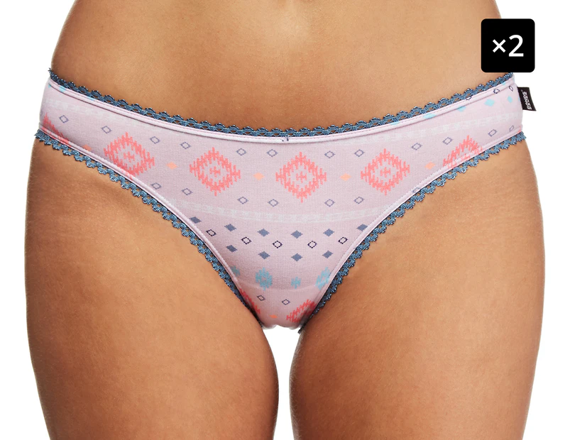 2 x Bonds Women's Skimpy Underwear - Multi