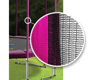 8ft Safety Net & Poles for Trampoline - Pink