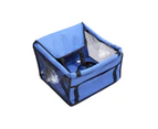 Blue Pet Car Booster Seat Puppy Cat Dog Auto Carrier