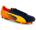 Puma Men's EvoSPEED 17.5 FG Football Boot - Yellow/Peacoat/Orange