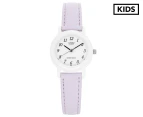 Casio Kids' 25.2mm  LQ139L-6B Analogue Watch - White/Purple  