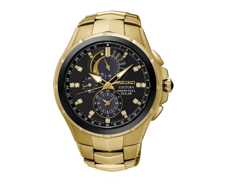 seiko yellow chronograph