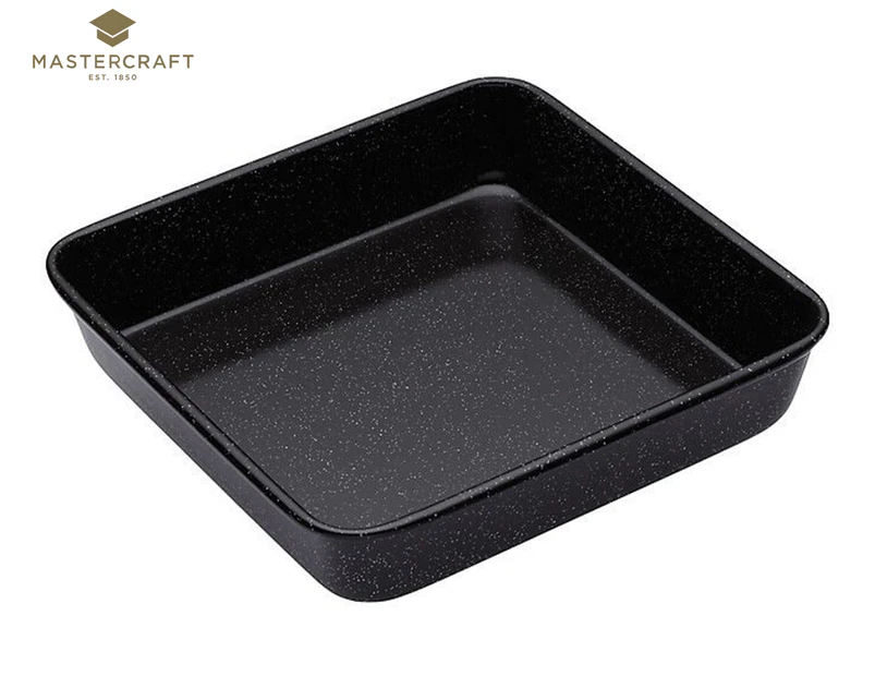 Mastercraft 23x4cm Professional Vitreous Enamel Square Baking Pan