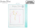 Bubba Blue 48x82cm Flamingo Change Mat Cover - White