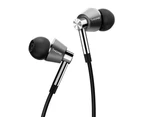 1MORE E1001 Triple Driver In-Ear Headphones for Apple and Android (3.5mm Headphone Plug) - Titanium