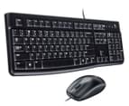 Logitech MK120 USB Keyboard & Mouse - Black 2